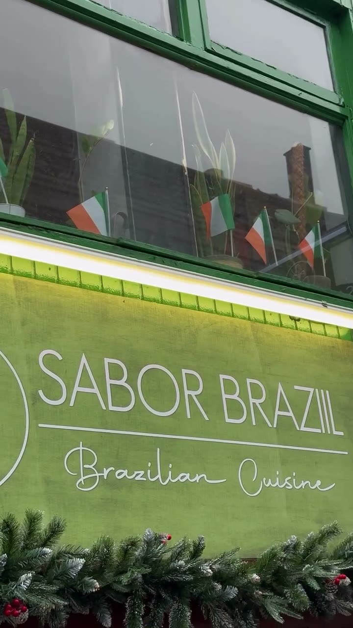 The Sabor Braziil sign on Washington Street, Cork